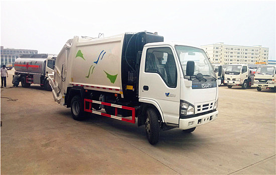 五十鈴壓縮式垃圾車(chē)︱5噸壓縮式垃圾車(chē)圖片
