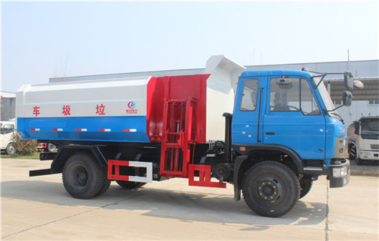 東風153掛桶式垃圾車︱14噸掛桶式垃圾車圖片