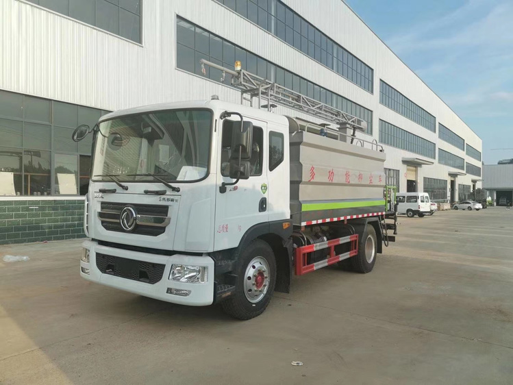 東風D9防凍液噴淋鐵路抑塵車-10-15方灰塵固化封層_呂梁煤炭抑塵劑噴灑車-降塵灑水車_裝卸煤炭防塵車