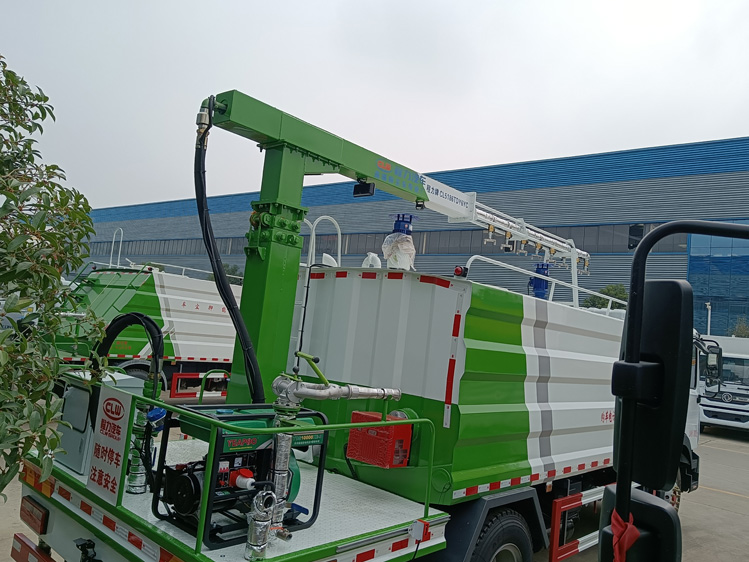 東風(fēng)D9旋轉(zhuǎn)伸縮臂鐵路抑塵車(chē)-程力12方煤炭運(yùn)輸降塵_大同煤場(chǎng)抑塵灑水車(chē)_運(yùn)煤抑塵劑固化劑噴灑